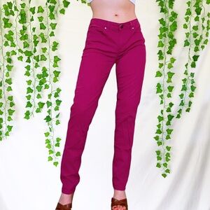Calvin Klein Hot Pink Fuchsia Denim Jeans